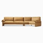 Parry Leather 2-Piece Wedge Sectional (140&quot;)