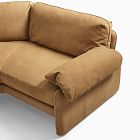 Parry Leather 2-Piece Wedge Sectional (140&quot;)