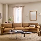 Parry Leather 2-Piece Wedge Sectional (140&quot;)