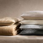 Striated Chenille Tack Stitch Quilt &amp; Shams
