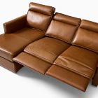 Harris Motion Reclining Leather 3-Piece Chaise Sectional (89&quot;)