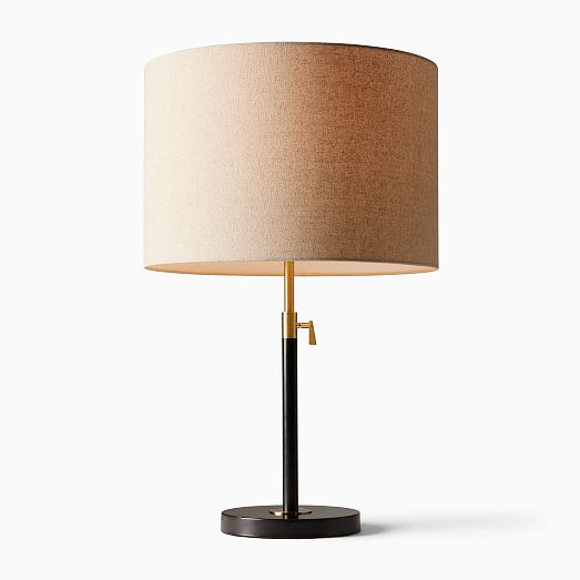 【おしゃれ】WEST ELM Hennings Fabric Tableランプ Hennings Fabric Table Lamp (20