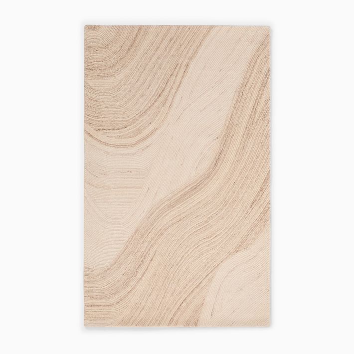Open Box: Kano Tufted Wool Rug, 6' x 9' - Alabaster
