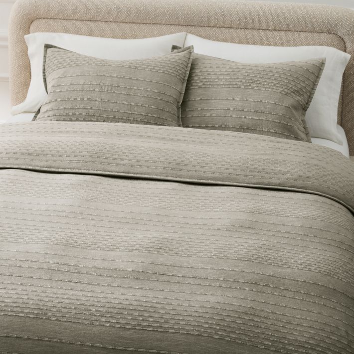 Reese Linen Cotton Duvet Cover & Shams - Clearance