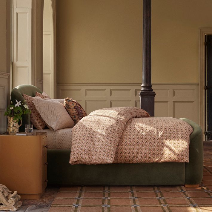 Pierce & Ward Floral Lattice Duvet Cover