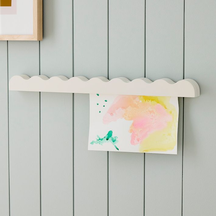Kids Scallop Magnetic Art Hanger