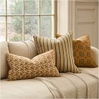 Pierce &amp; Ward Filigree Stripe Pillow Cover