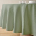 European Linen Round Tablecloth
