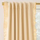 Kids Pinstripe Ruffle Curtain