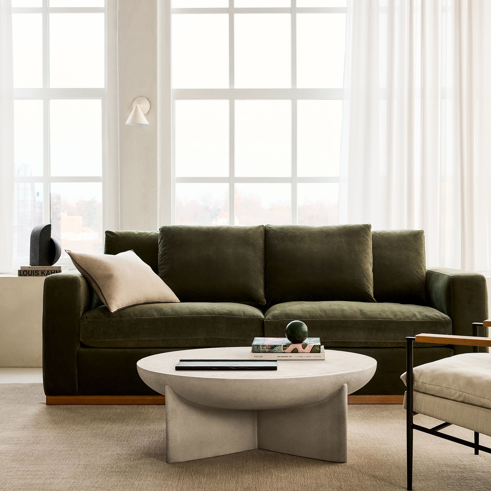 Monti Lava Stone Coffee Table - 30"-40"