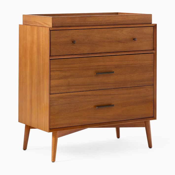 westelm チェスト　洋服タンス Mid-Century 3-Drawer Changing Table (36