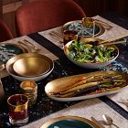 Pure Metallic Stoneware Serve Bowls (Set of 3)