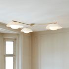 Bezel 3-Light Flush Mount (60&quot;)