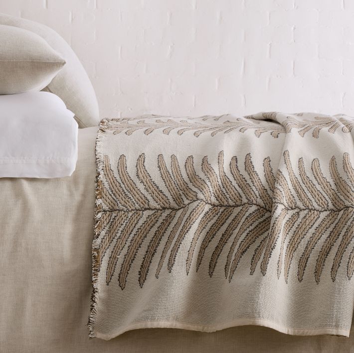 Woven Palm Bed Blanket