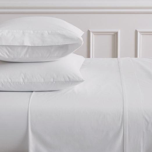 400-Thread-Count Special Edge Organic Percale Pillowcases (Set of 2)