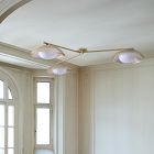 Bezel 3-Light Flush Mount (60&quot;)