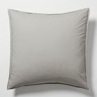 Organic Washed Cotton Percale Duvet Cover &amp; Shams - Clearance