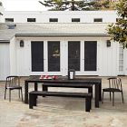 Playa Outdoor Extendable Dining Table (67.5&quot;&ndash;90&quot;) &amp; Benches Set