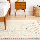 Kids Concentric Rainbows Performance Rug