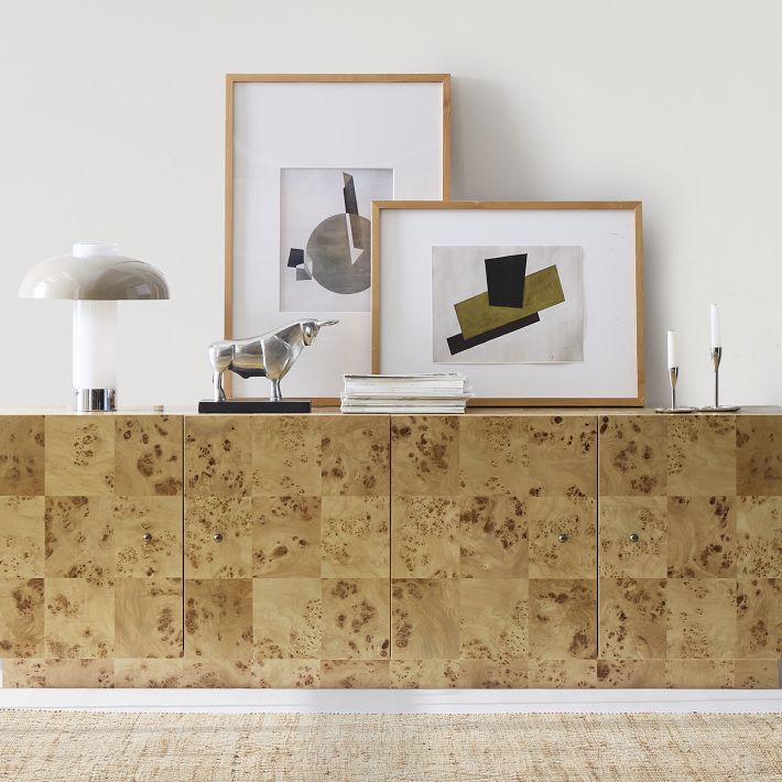 アメリカ　westelmテレビボード Burl Media Console (72