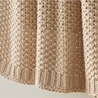 Chunky Cotton Knit Throw