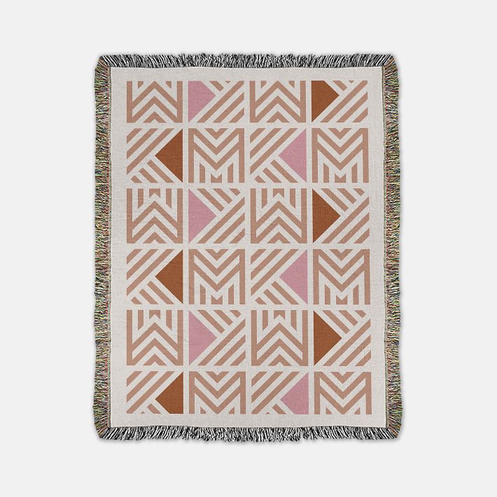 Karbon Market Cotton Signet Throw