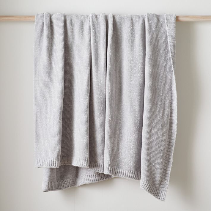 Luxe Chenille Throws - Warm Elegance for Your Home | West Elm