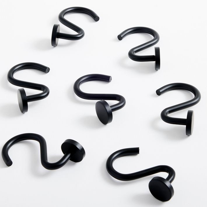 Modern Shower Curtain Rings (Set of 12)
