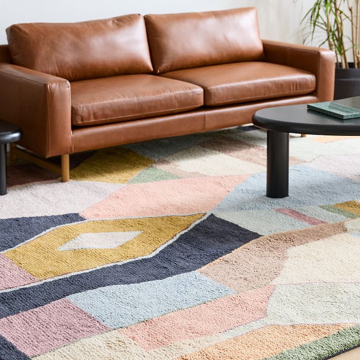 west elm 大判ラグ Kids Washable Zig Zag Rug | West Elm