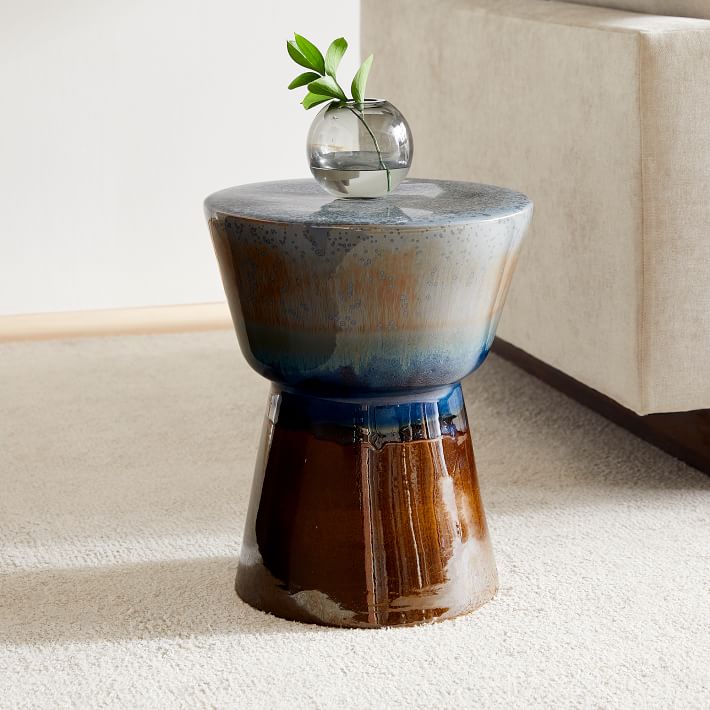 Faroe Ceramic Side Table (13")