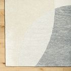 Modern Circles Tufted Wool Rug Swatch