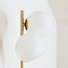 Staggered Glass 2-Light Plug-In Sconce (40&quot;)
