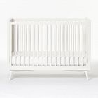 Mid-Century Convertible Crib Nursery Furniture Set