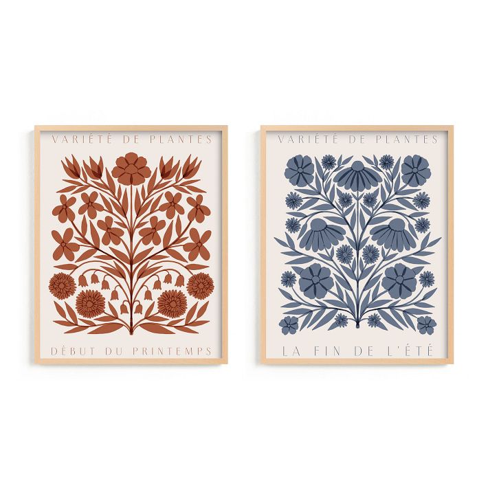 &quot;Les Plantes&quot; Framed Art by Minted for West Elm