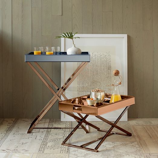 west elm 個人輸入品 Butler Tray Stand Tray & Butler Stand | West Elm