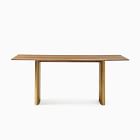 Anton Metal Plinth Dining Table (72&quot;, 86&quot;)