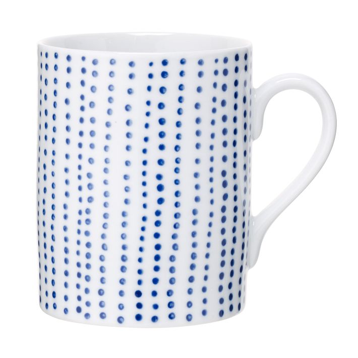 Hand-Painted Dotted Mug Set