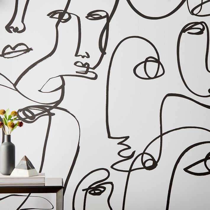 Drop It MODERN Femme Wallpaper
