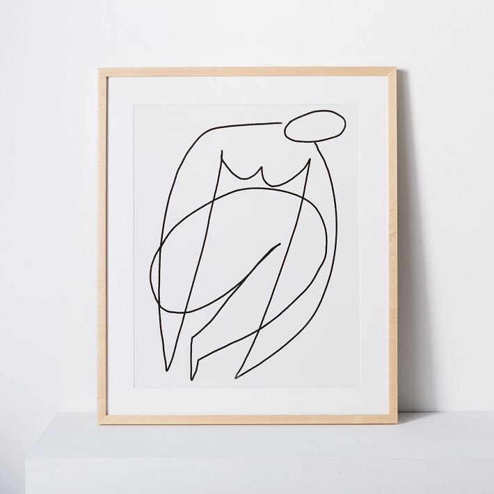 Kate Arends Framed Print - Woman