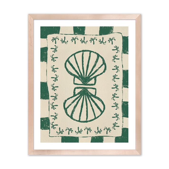 Seashell Symphony Wall Art by Shatha Al Dafai