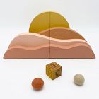 Maple Shade Kids Desert Sunrise Landscape Bookends