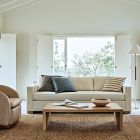Baldwin Leather Coffee Table (40&quot;&ndash;50&quot;)