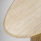 Cybele Oblong Travertine Coffee Table (61.25&quot;)