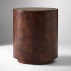 Volume Round Side Table (16.5&quot;) - Burl