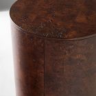 Volume Round Side Table (16.5&quot;) - Burl