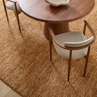 Luxe Hand-Knotted Ribbed Jute Rug