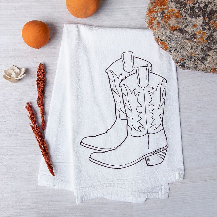 Counter Couture Boot Tea Towels (Set of 2)