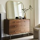 Streamline Metal Wide Arch Mantel Mirror
