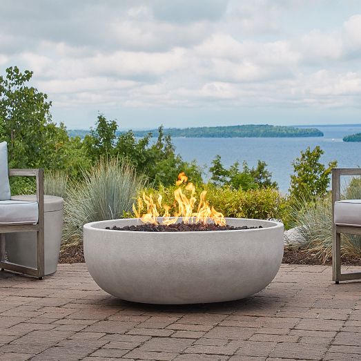 Wave Stone Indoor/Outdoor Bowl Planter
