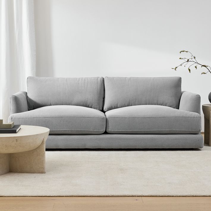 送料3.3万円込　アメリカ購入　West elm グレー L字型 ソファ 楽天市場】ソファ l字 グレーの通販
